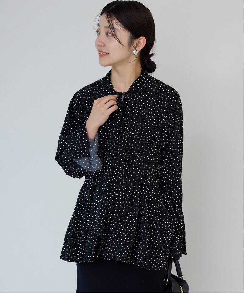 TORRAZZO DONNA/トラッゾドンナ ドットブラウス（シャツ／ブラウス 