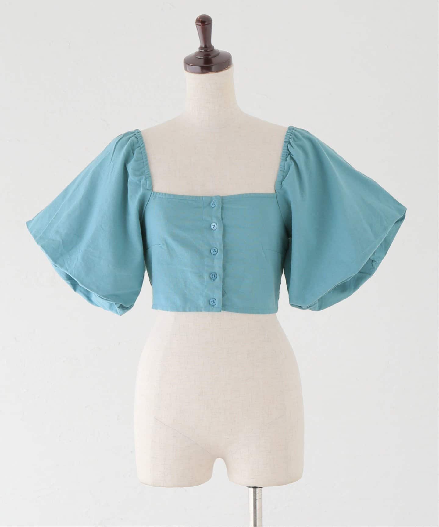 IENA 【マリア デ ラ オルデン】別注ブラウス MARIA DE LA ORDEN/マリア デ ラ オルデン Cropped Blouse