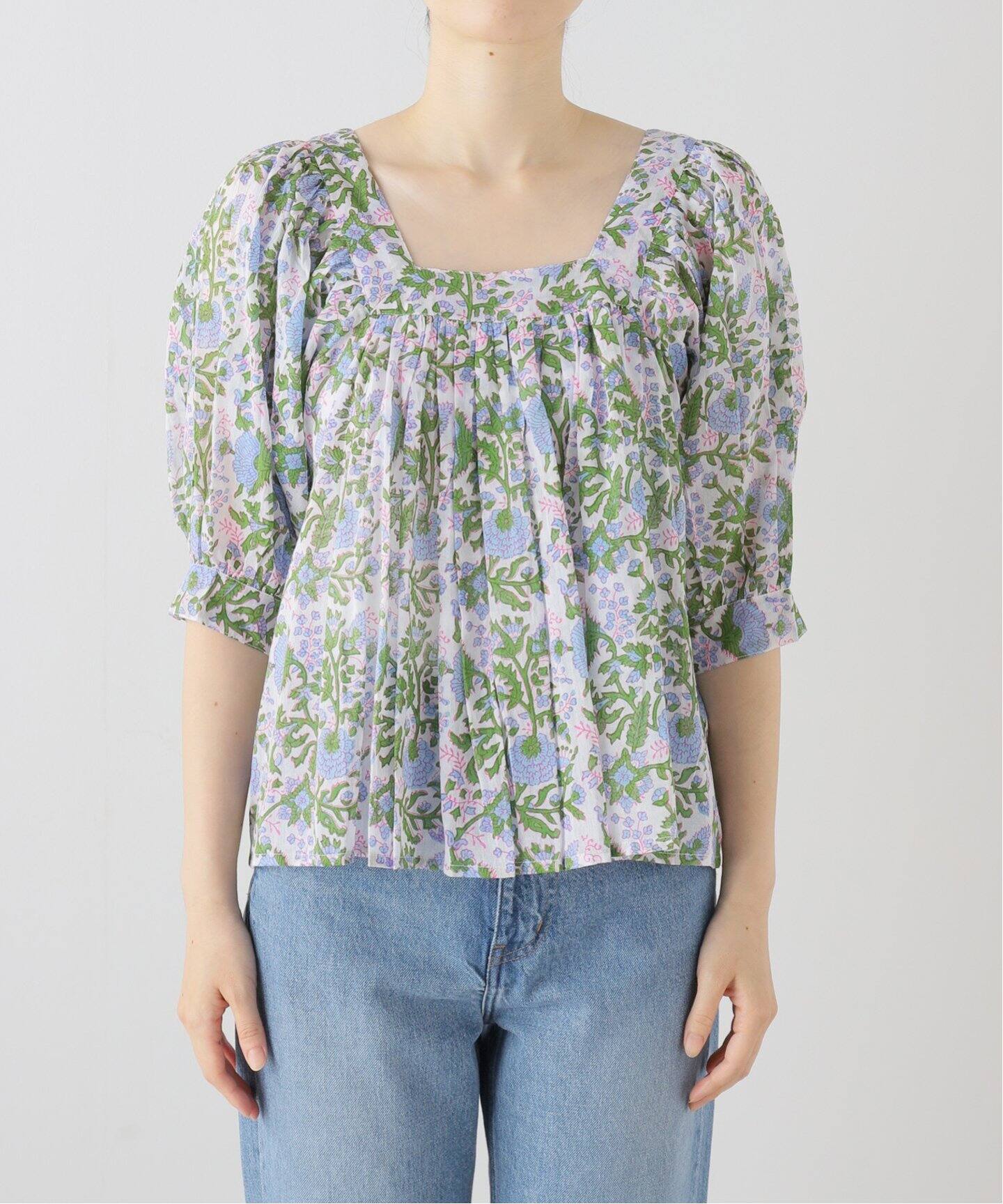 SZ Blockprints/エスゼットブロックプリント Viti Top in Camel 