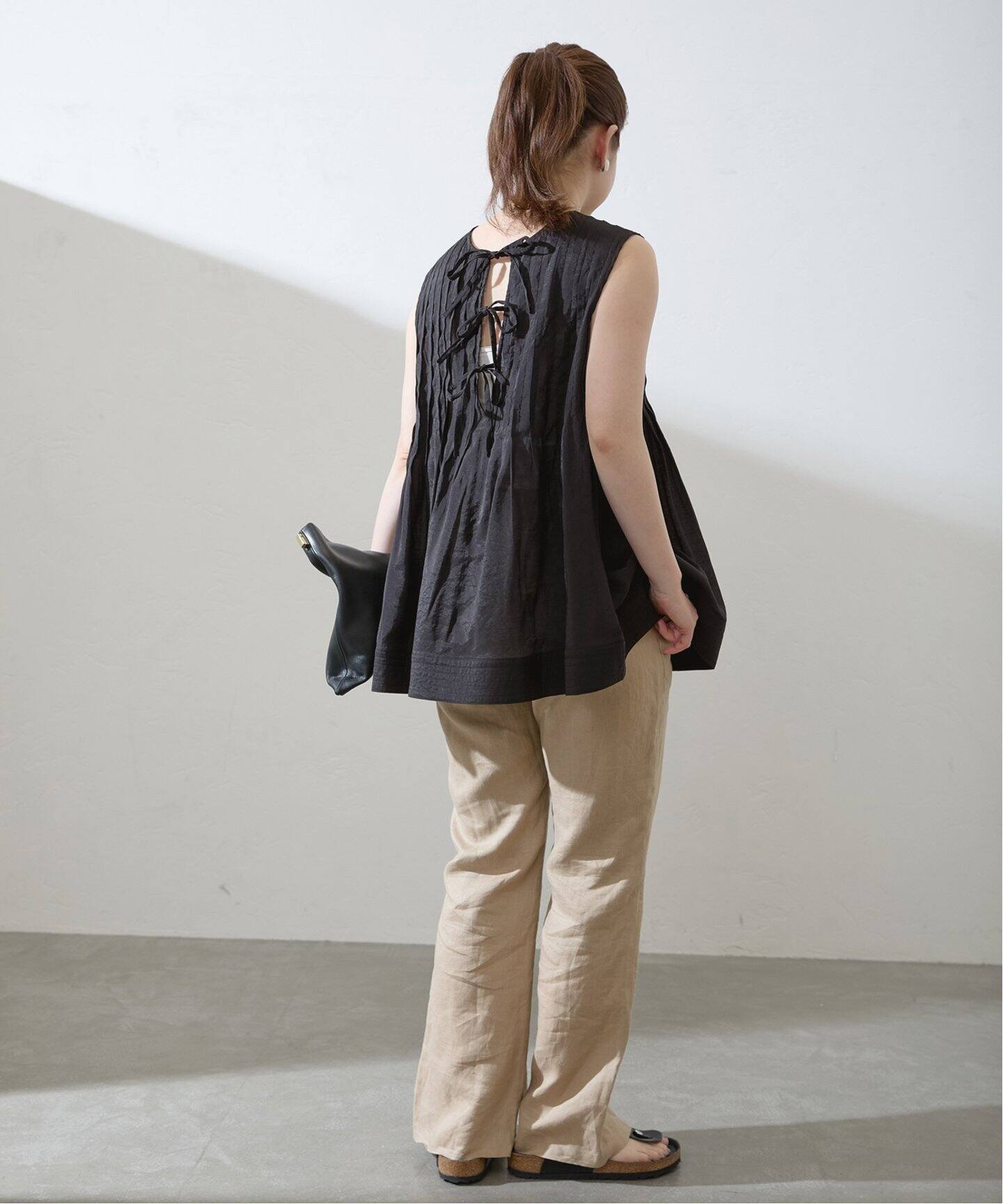 TORRAZZO DONNA/トラッゾドンナ Pintuck tunics blouse 6233-571 