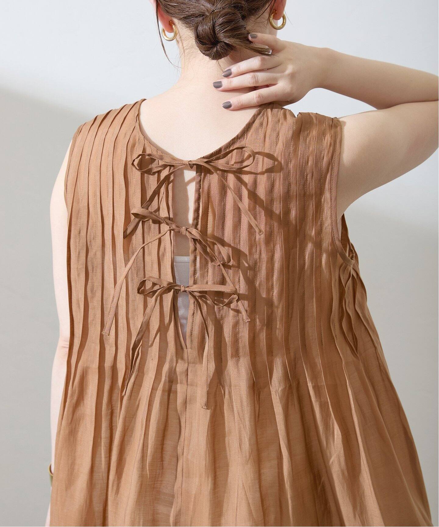 TORRAZZO DONNA/トラッゾドンナ Pintuck tunics blouse 6233-571 