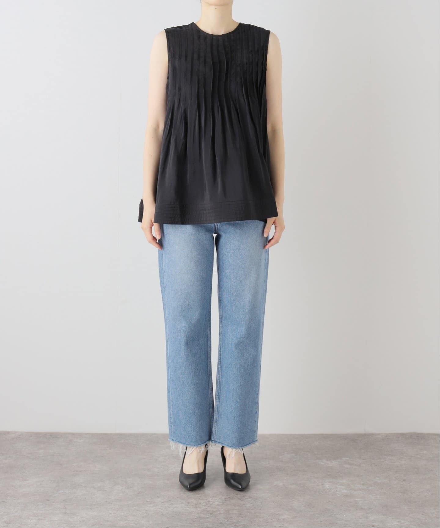 TORRAZZO DONNA/トラッゾドンナ Pintuck tunics blouse 6233-571