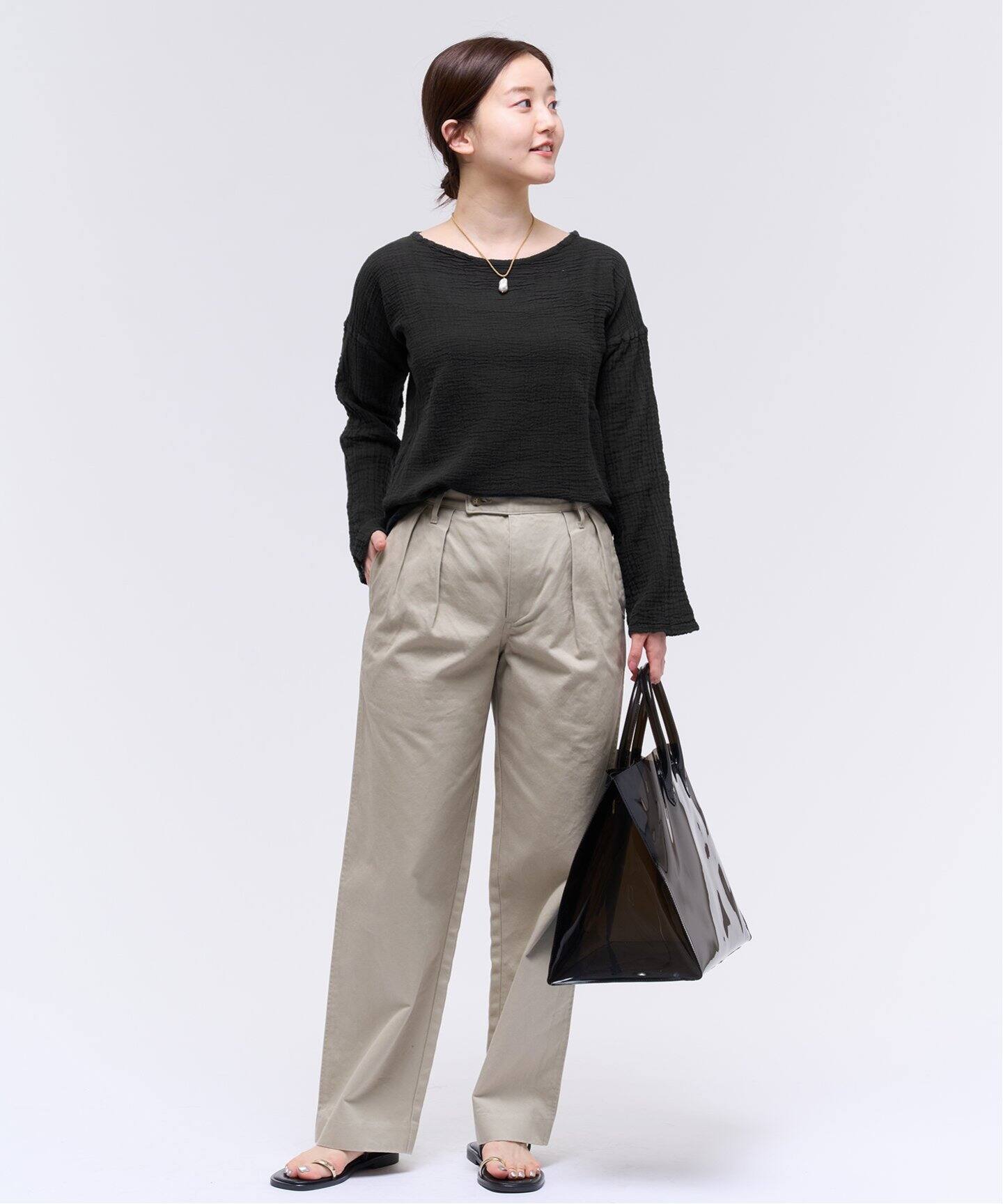 追加》LES ATELIERS FRANCAIS DE CONFECTION ロングスリーブトップス  