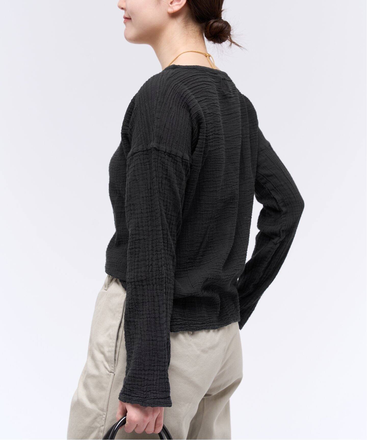 追加》LES ATELIERS FRANCAIS DE CONFECTION ロングスリーブトップス 