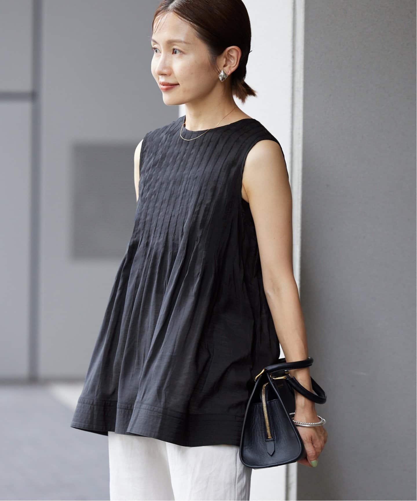 追加》TORRAZZO DONNA/トラッゾドンナ Pintuck tunics blouse
