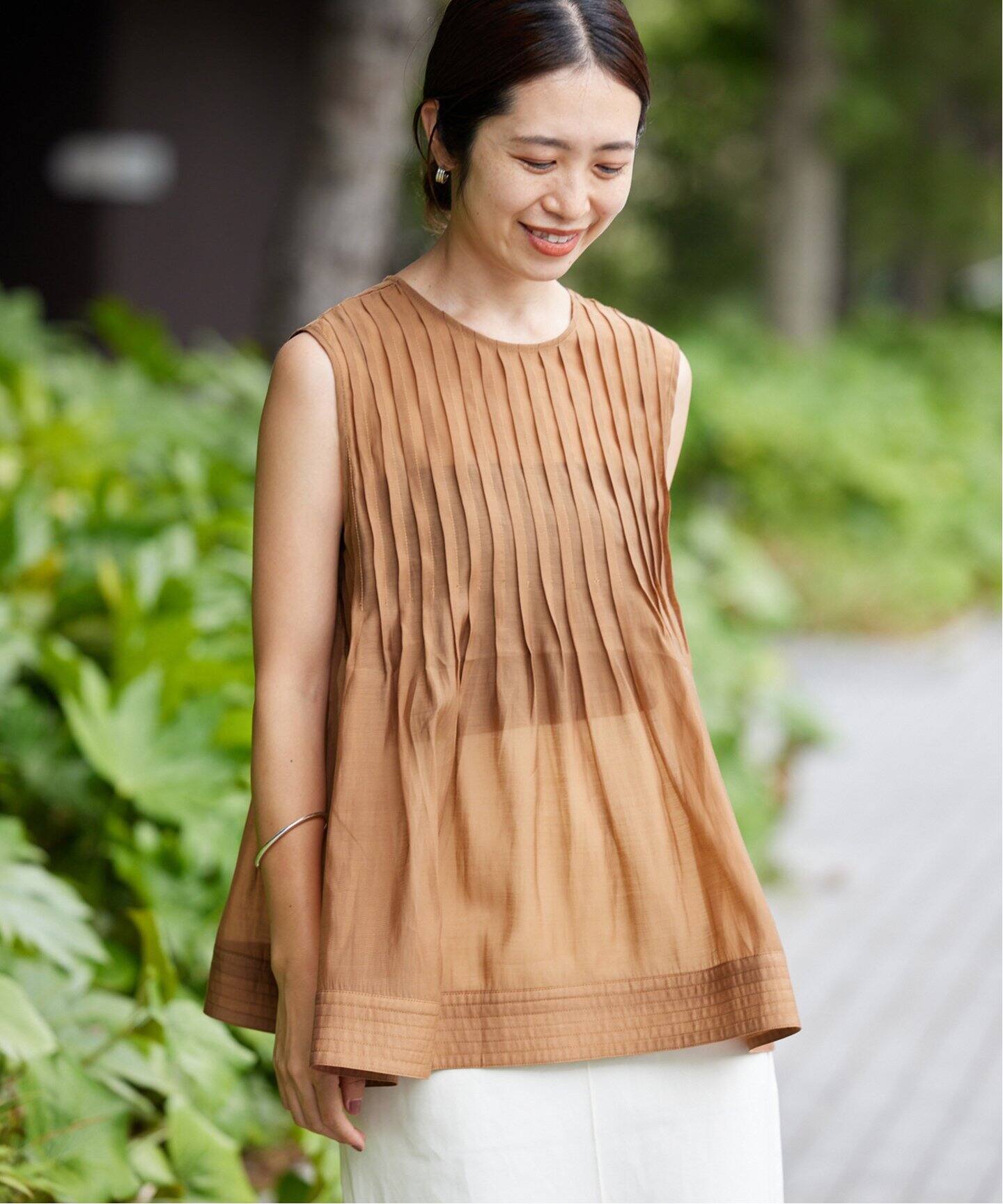 追加》TORRAZZO DONNA/トラッゾドンナ Pintuck tunics blouse