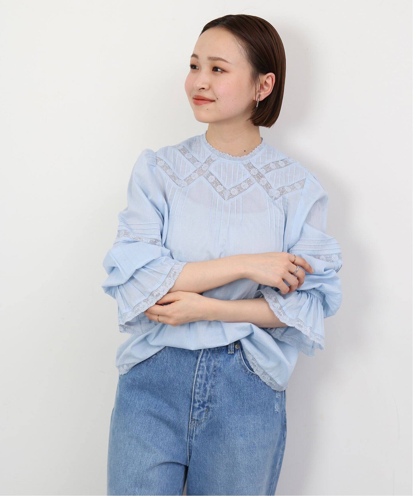 リバーレースブラウス（シャツ／ブラウス）｜SLOBE IENA（スローブ