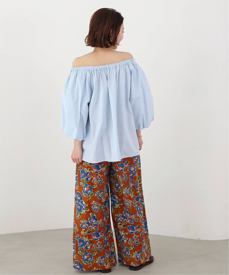 タイプライターオフショルブラウス（シャツ／ブラウス）｜SLOBE IENA  