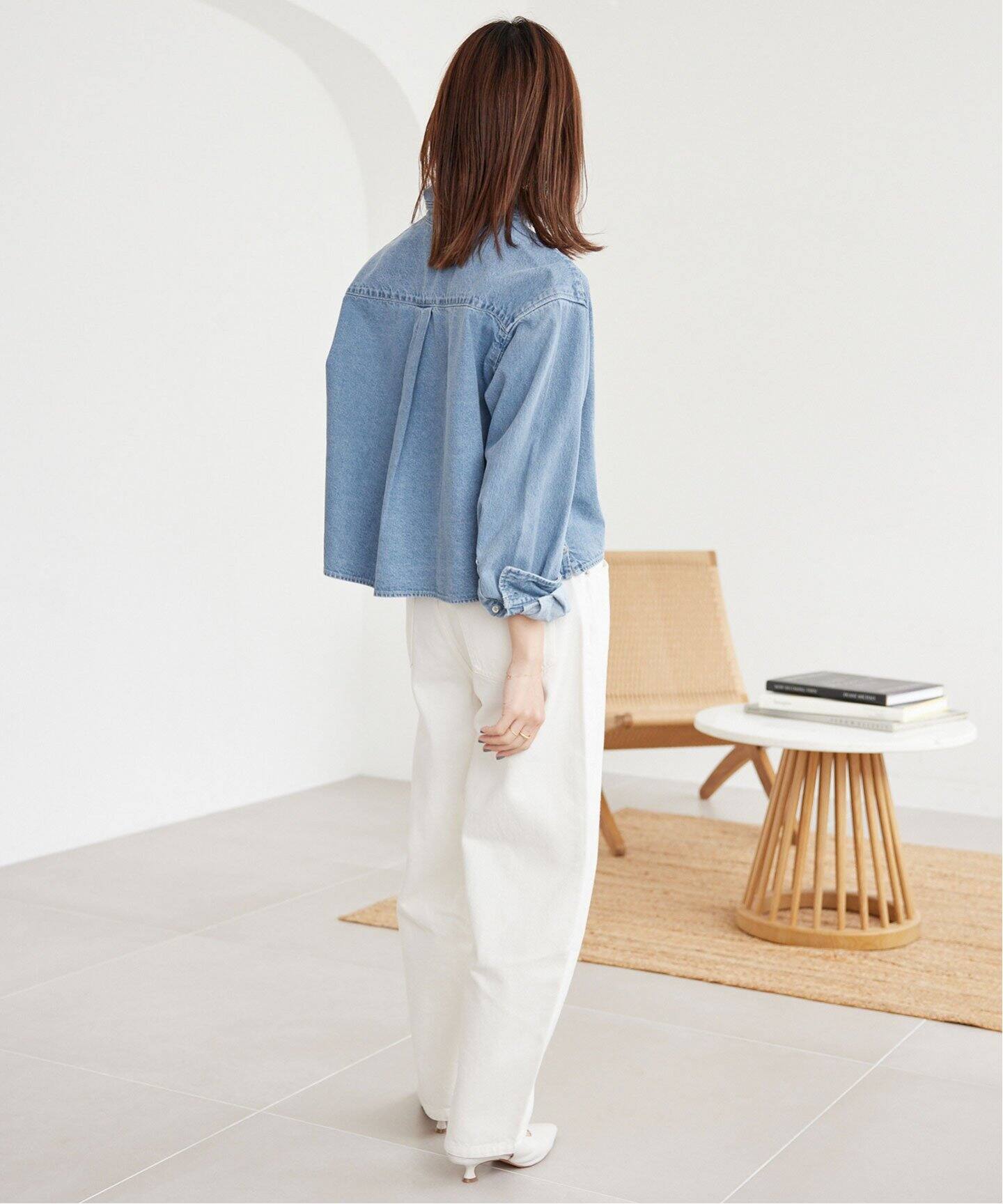 LE DENIMクロップドシャツ（シャツ／ブラウス）｜SLOBE IENA（スローブ 