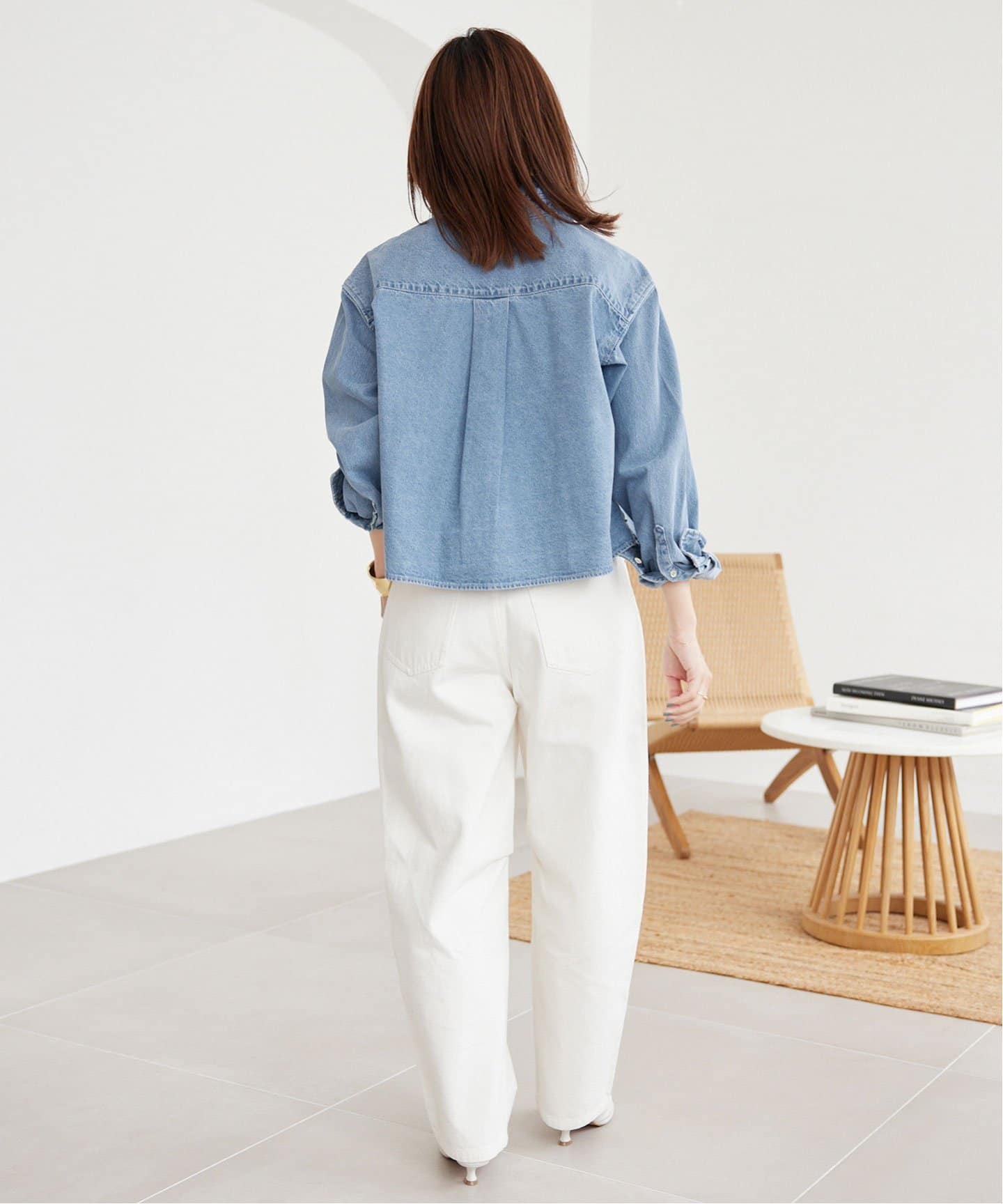 LE DENIMクロップドシャツ（シャツ／ブラウス）｜SLOBE IENA