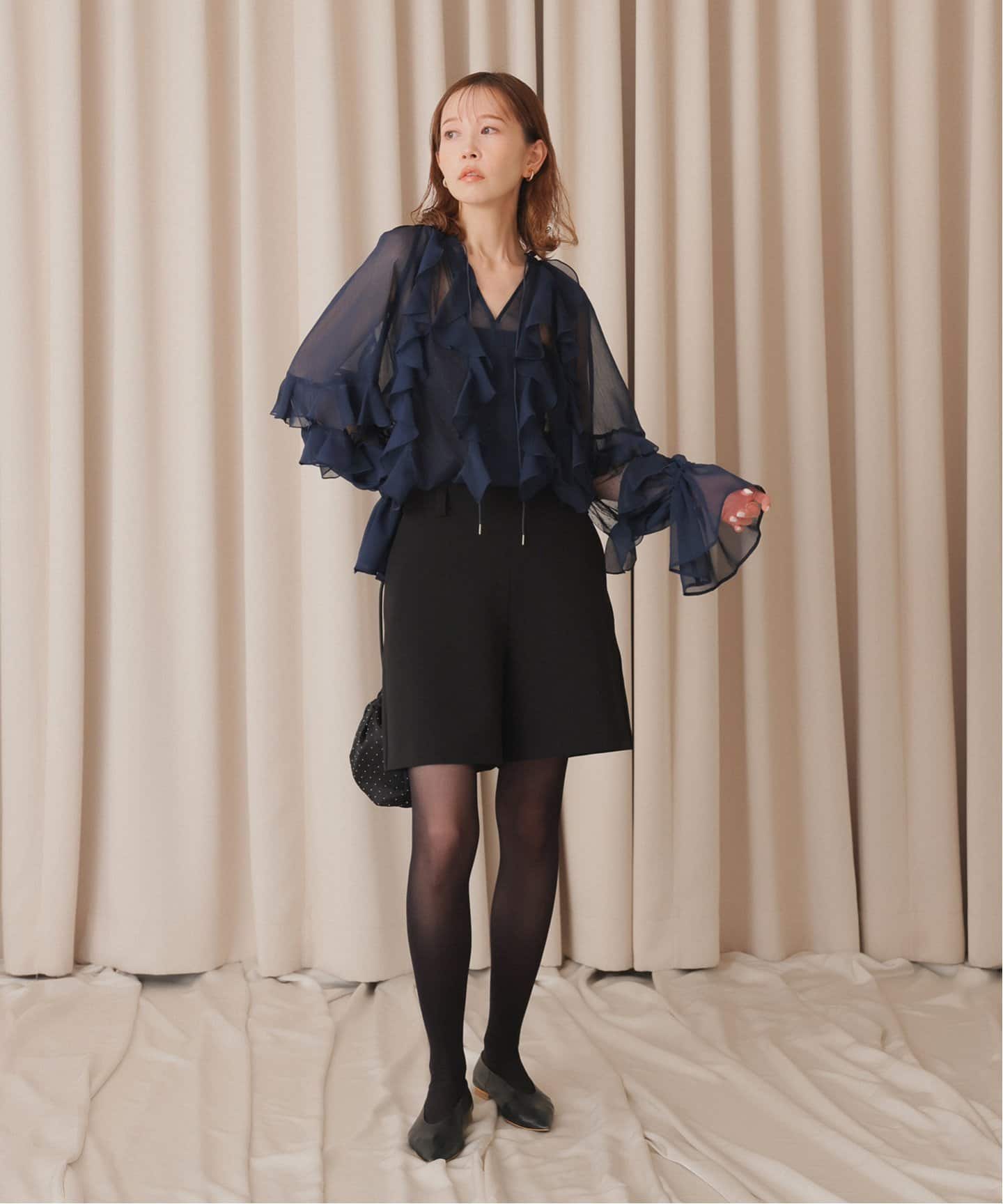 habi Frill ブラウス（シャツ／ブラウス）｜SLOBE IENA（スローブ