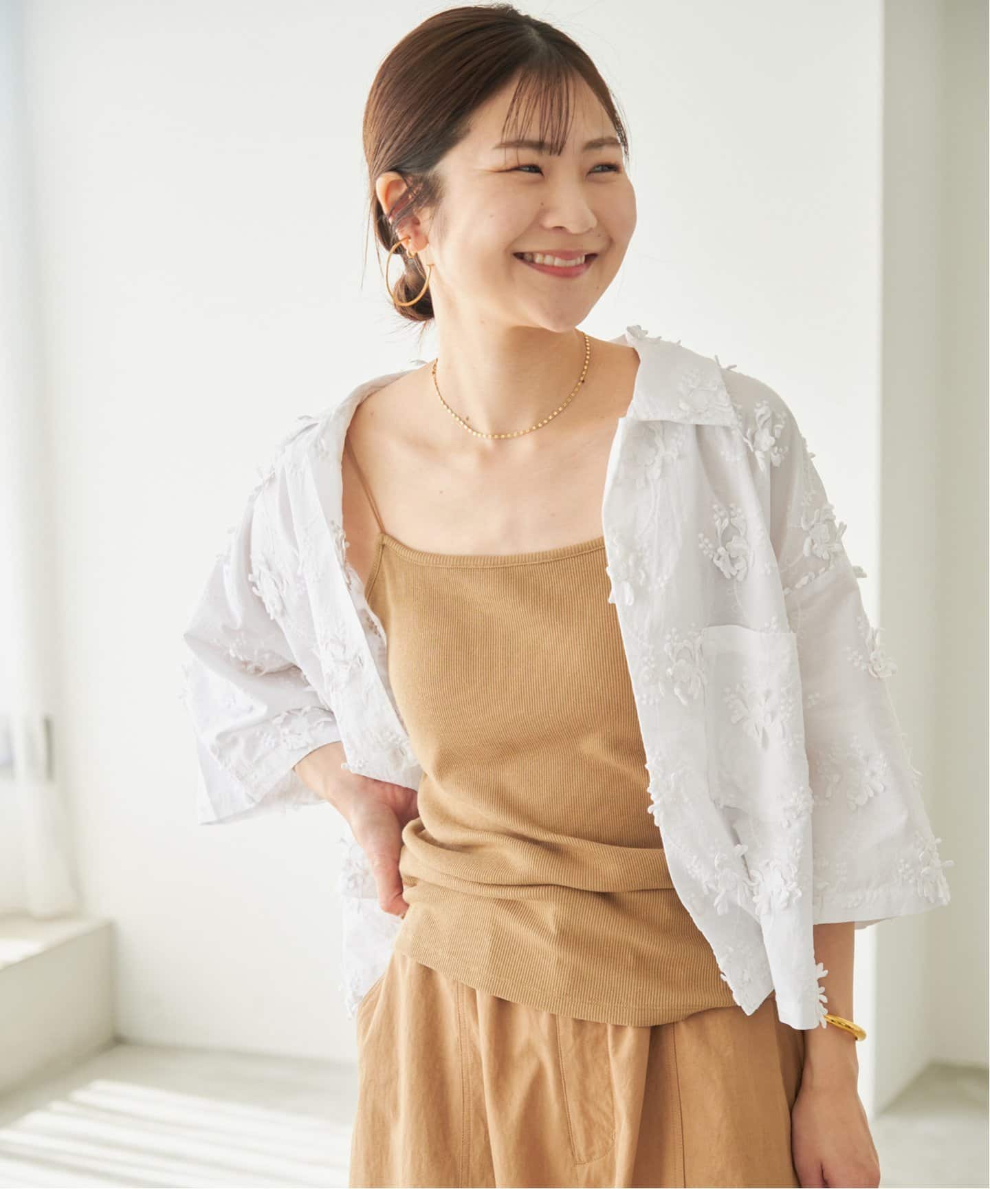crinkle crinkle crinkle 3D embroidery S/S shirts CC-2540（シャツ