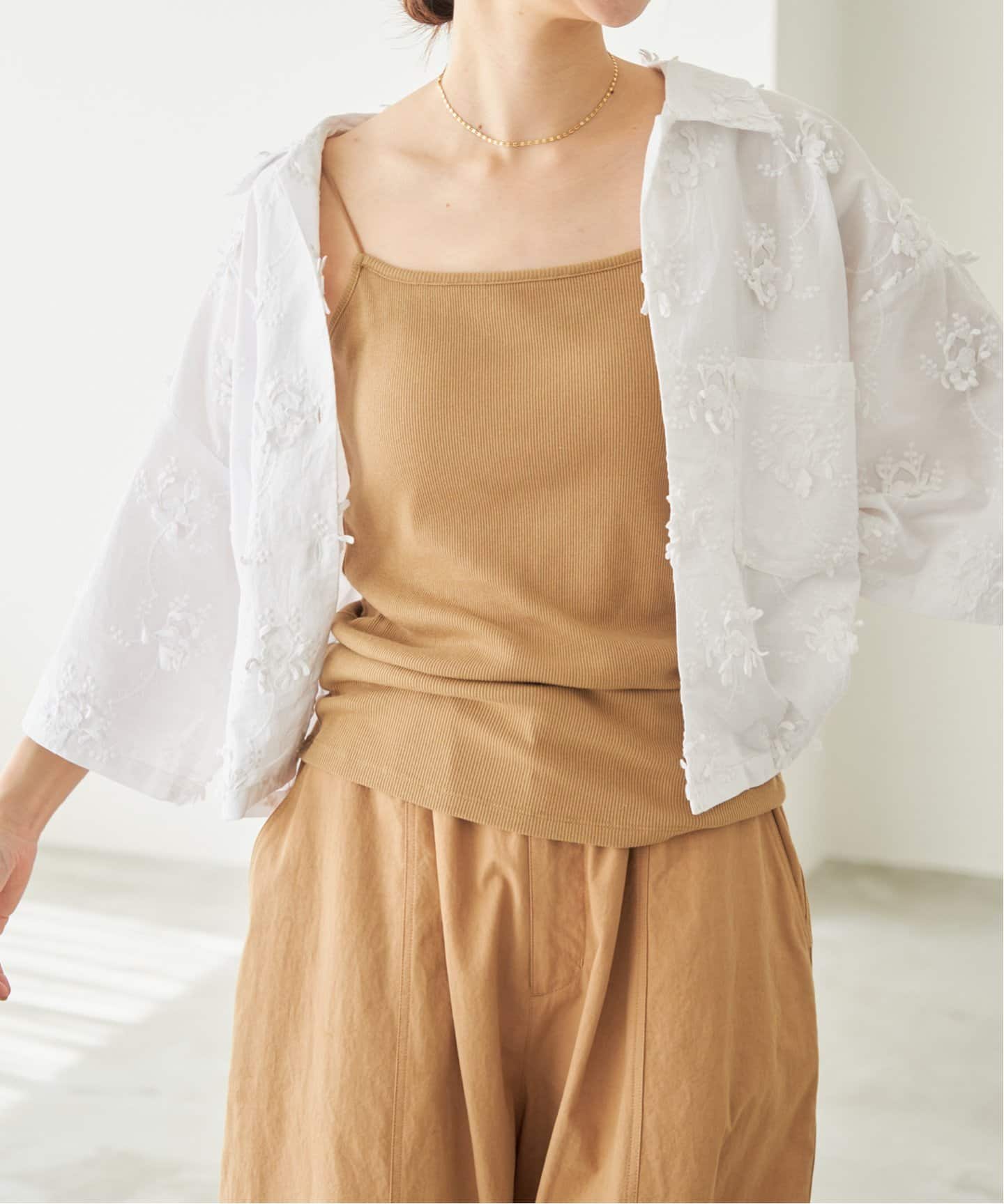 crinkle crinkle crinkle 3D embroidery S/S shirts CC-2540（シャツ