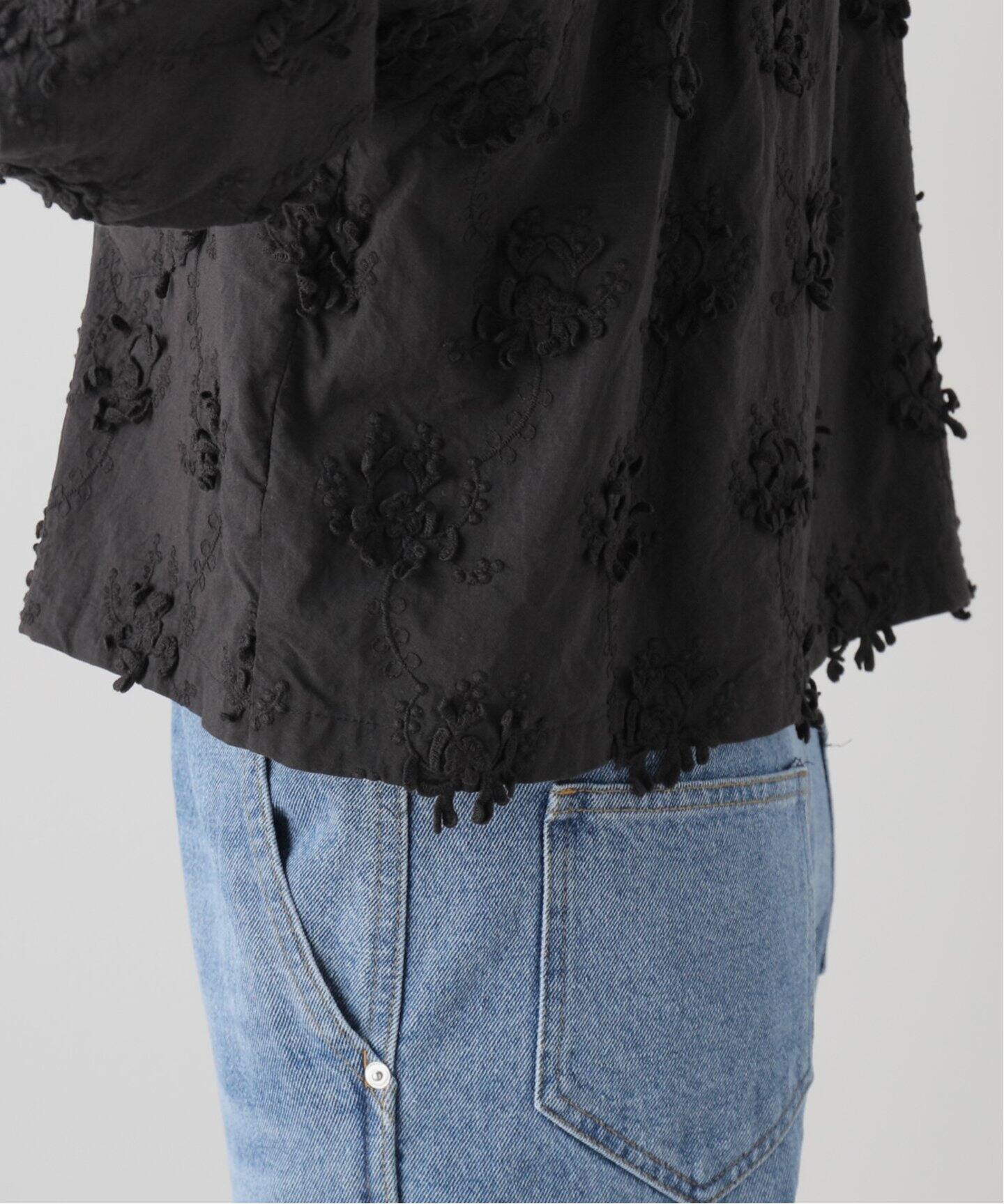crinkle crinkle crinkle 3D embroidery S/S shirts CC-2540（シャツ