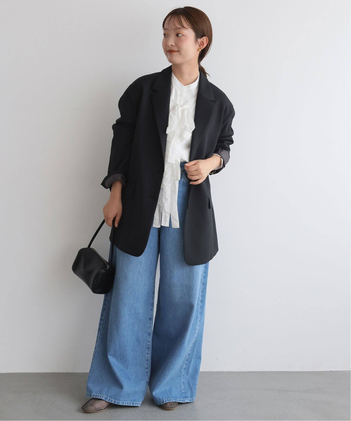 crinkle crinkle crinkle ribbon blouse CC-3015（シャツ／ブラウス 
