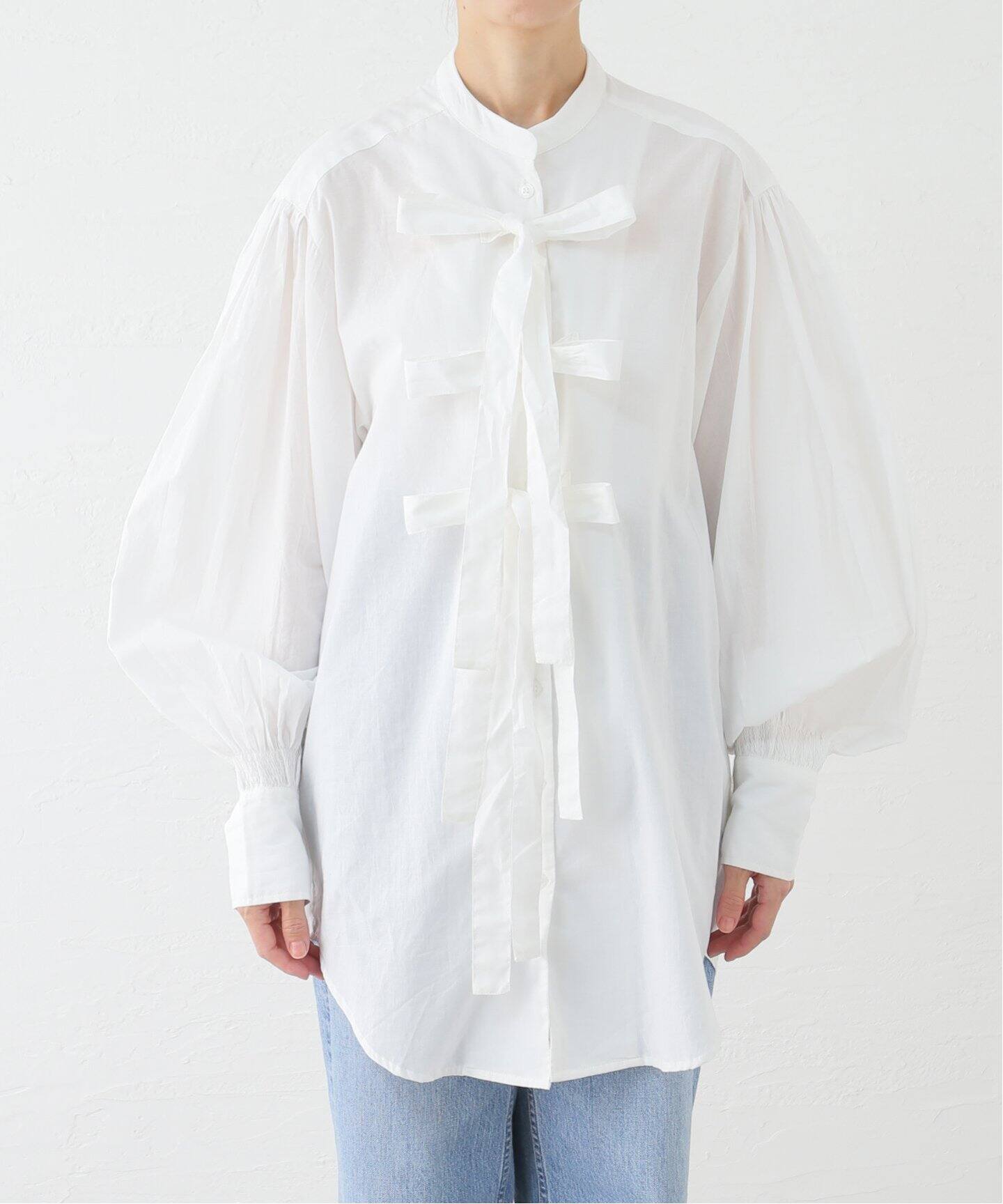 crinkle crinkle crinkle ribbon blouse CC-3015（シャツ／ブラウス 