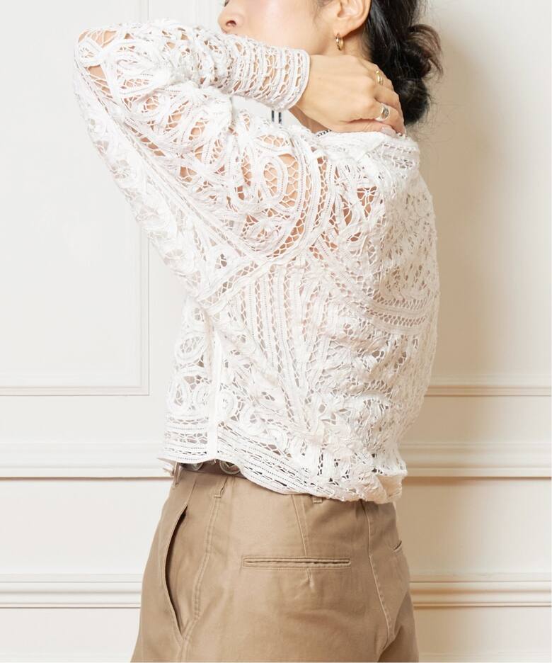 IENA LA BOUCLE バテンレースブラウス（シャツ／ブラウス）｜IENA  