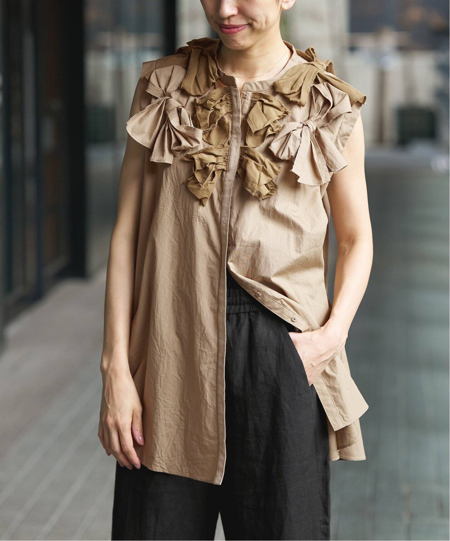 IENA LA BOUCLE リボンブラウス（シャツ／ブラウス）｜IENA（イエナ  