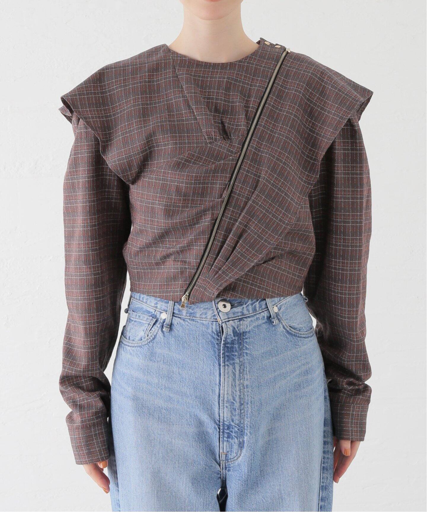 PHOTOCOPIEU/ZIP UP ブラウス MONICA/242MOC
