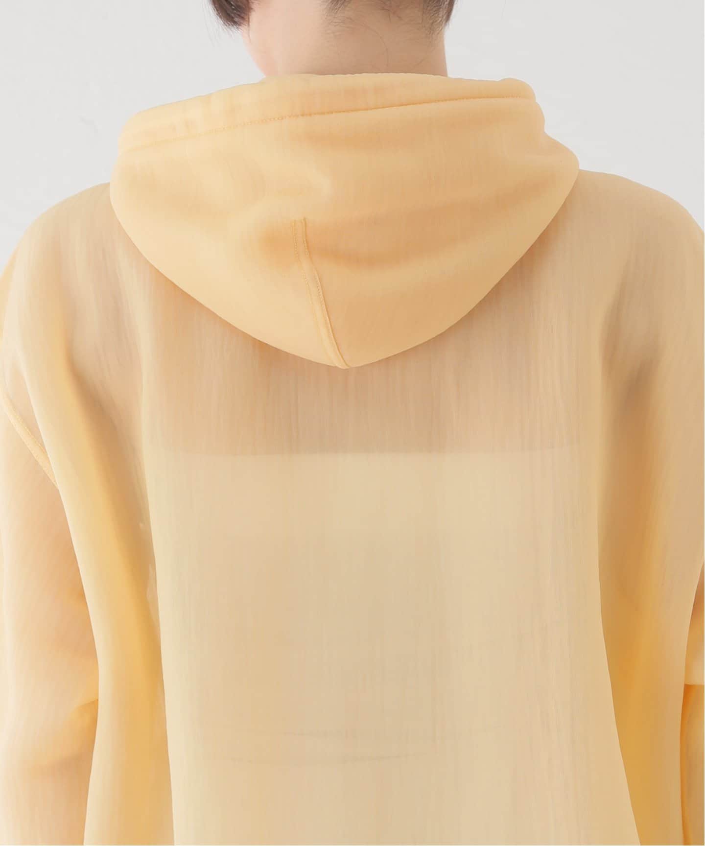 オーラリー AURALEE 24AW ELASTIC SHEER NYLON P O PARKA パーカー A24AP04ND グリーン サイズ：0 AURALEE/オーラリー ELASTIC SHEER NYLON P/O PARKA A24AP04ND