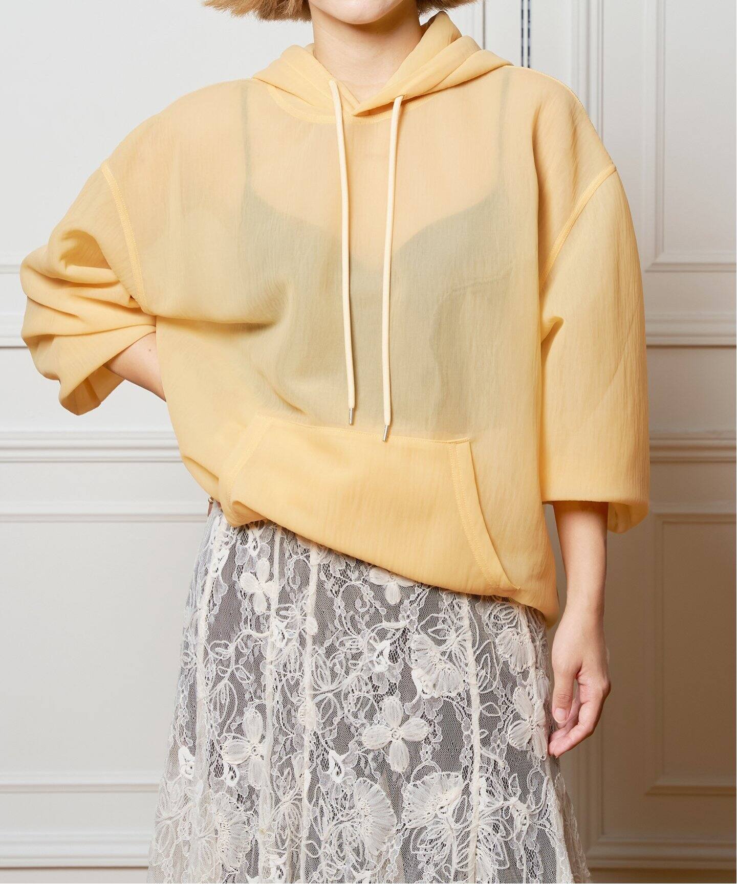 AURALEE/オーラリー ELASTIC SHEER NYLON P/O PARKA A24AP04ND（シャツ 