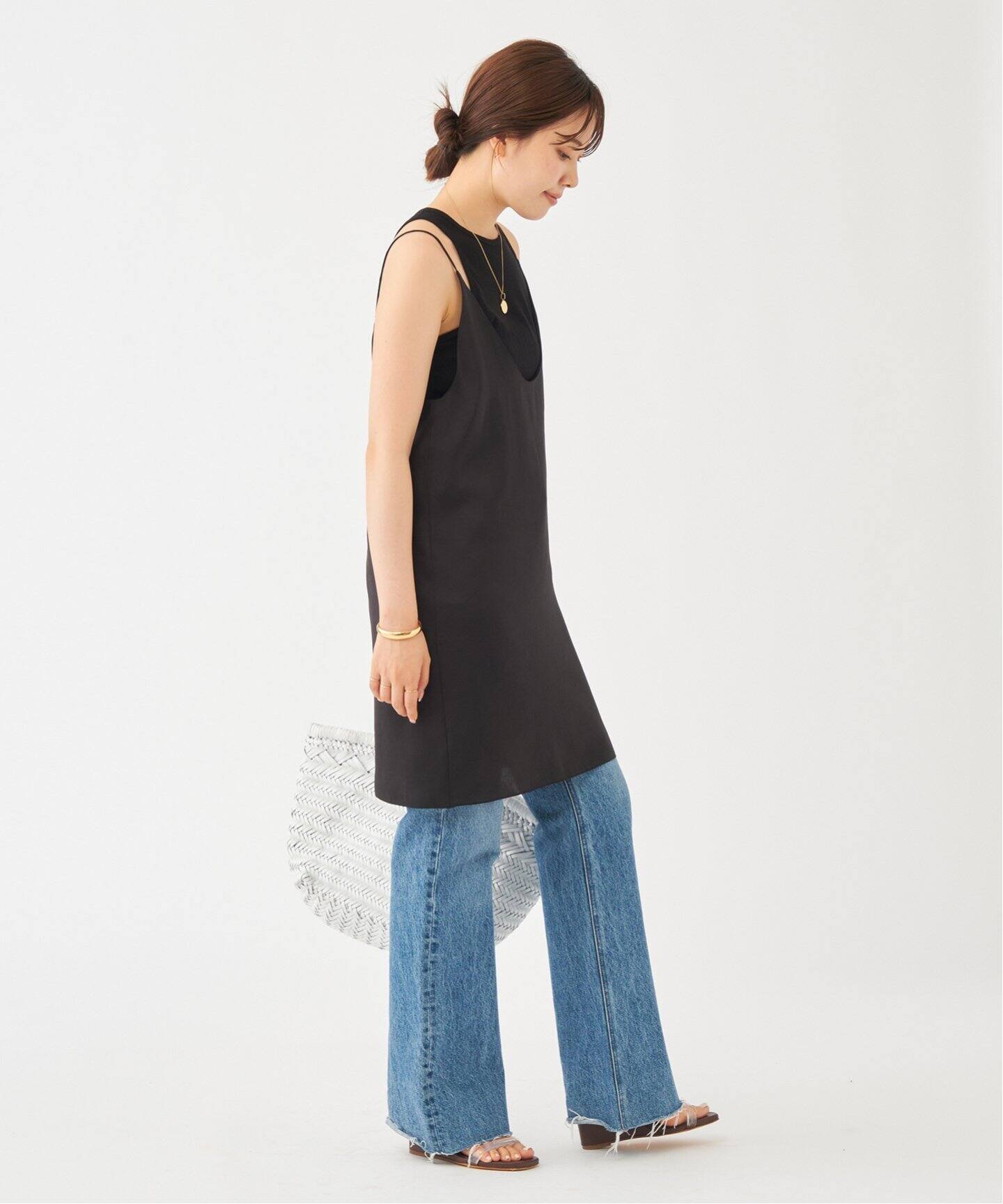 Satin Uneck キャミソール（キャミソール）｜Plage（プラージュ）の  