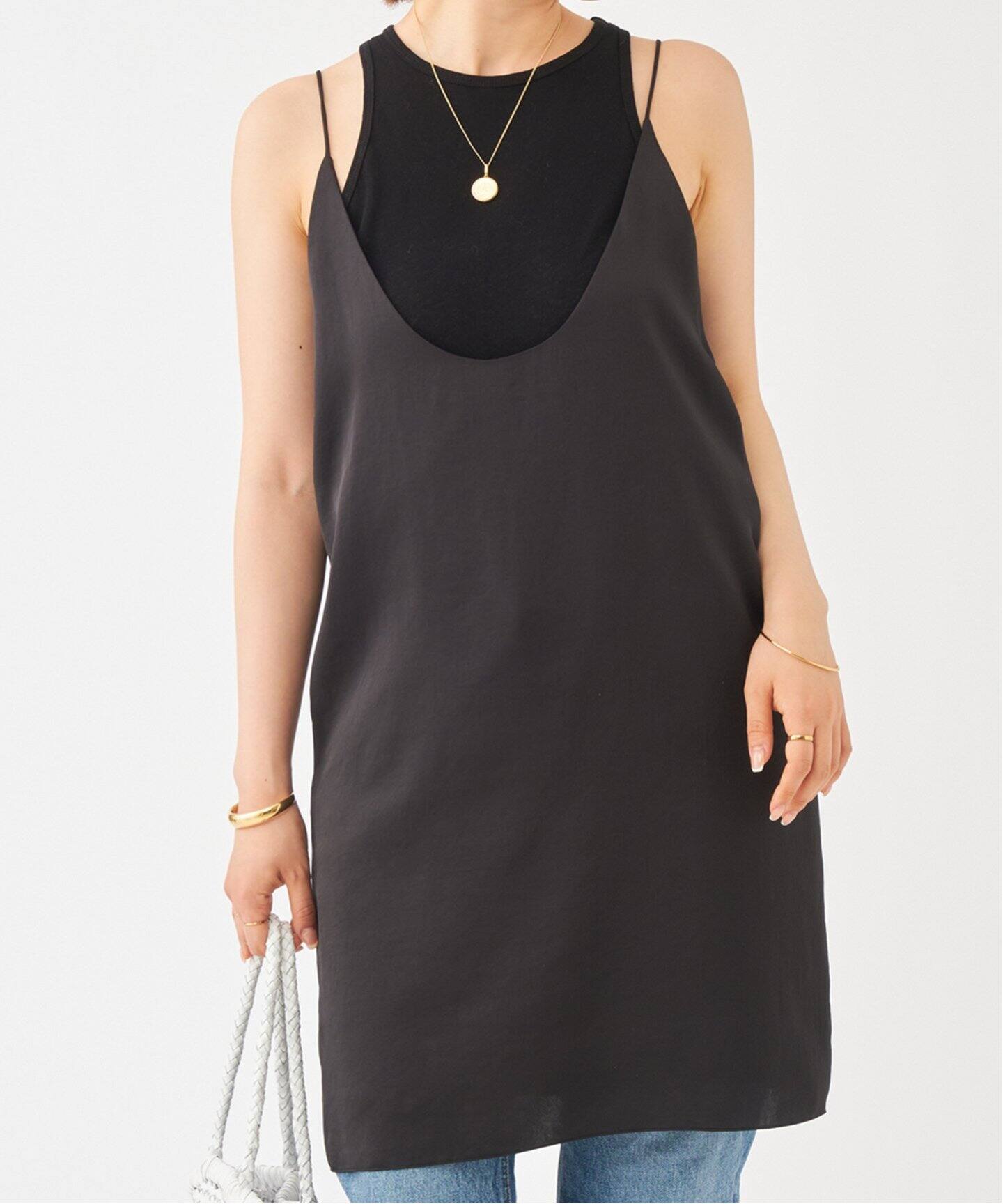 Satin Uneck キャミソール（キャミソール）｜Plage（プラージュ）の  