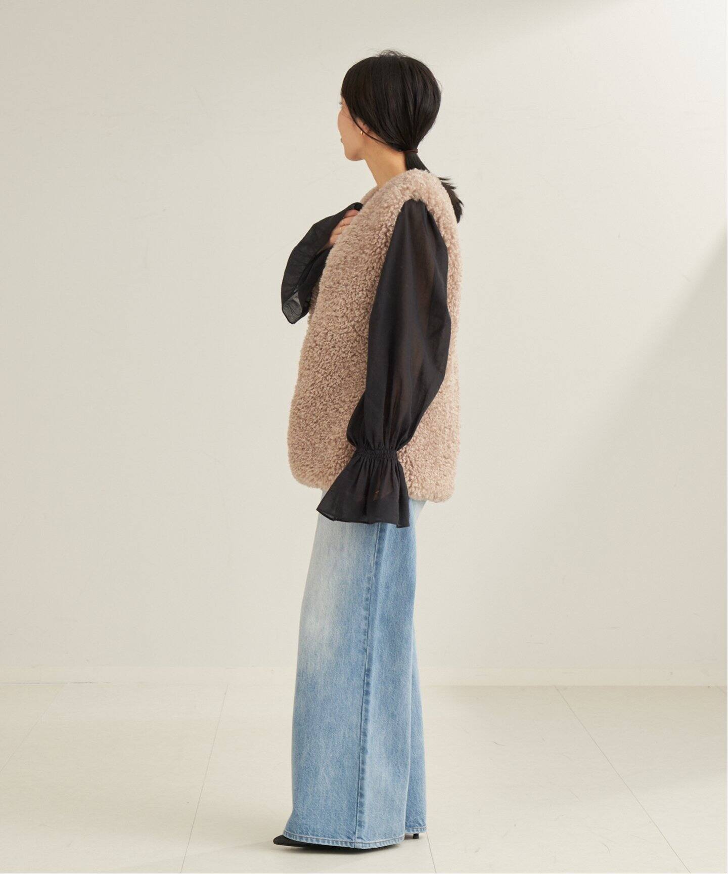 COTTON VOIL GATHERED ブラウス（シャツ／ブラウス）｜Plage 