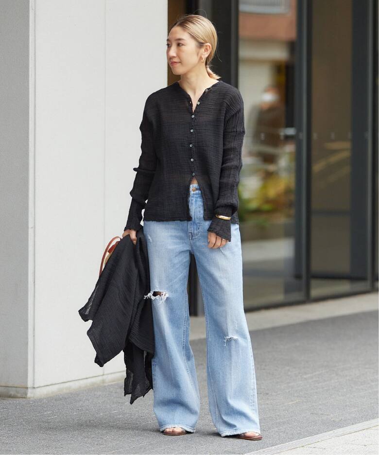 LES ATELIERS FRANCAIS DE CONFECTION 別注 2WAY ブラウス（シャツ  