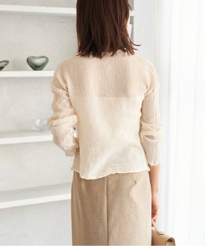LES ATELIERS FRANCAIS DE CONFECTION 別注 2WAY ブラウス（シャツ 