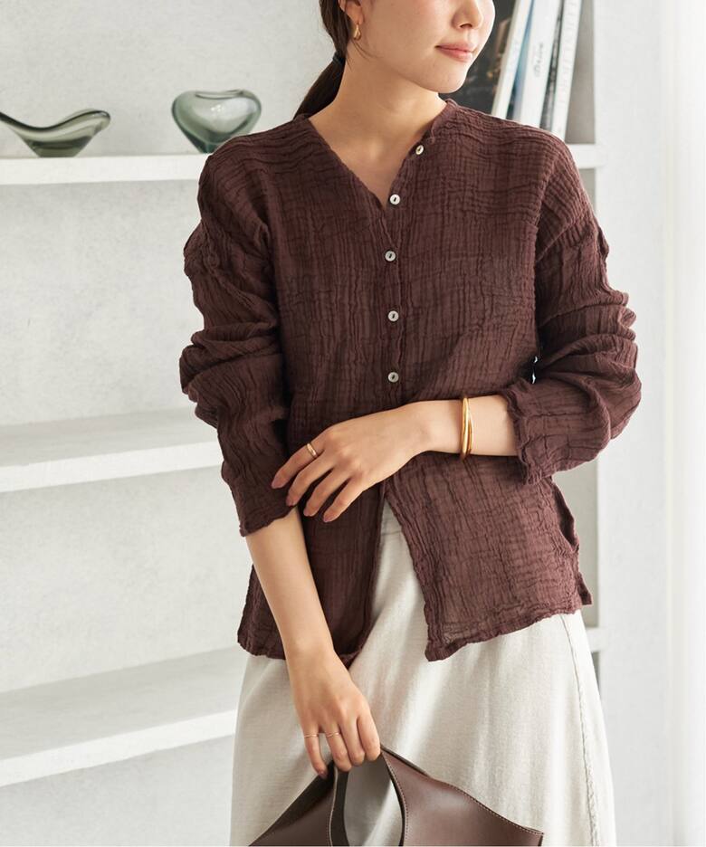 LES ATELIERS FRANCAIS DE CONFECTION 別注 2WAY ブラウス（シャツ  