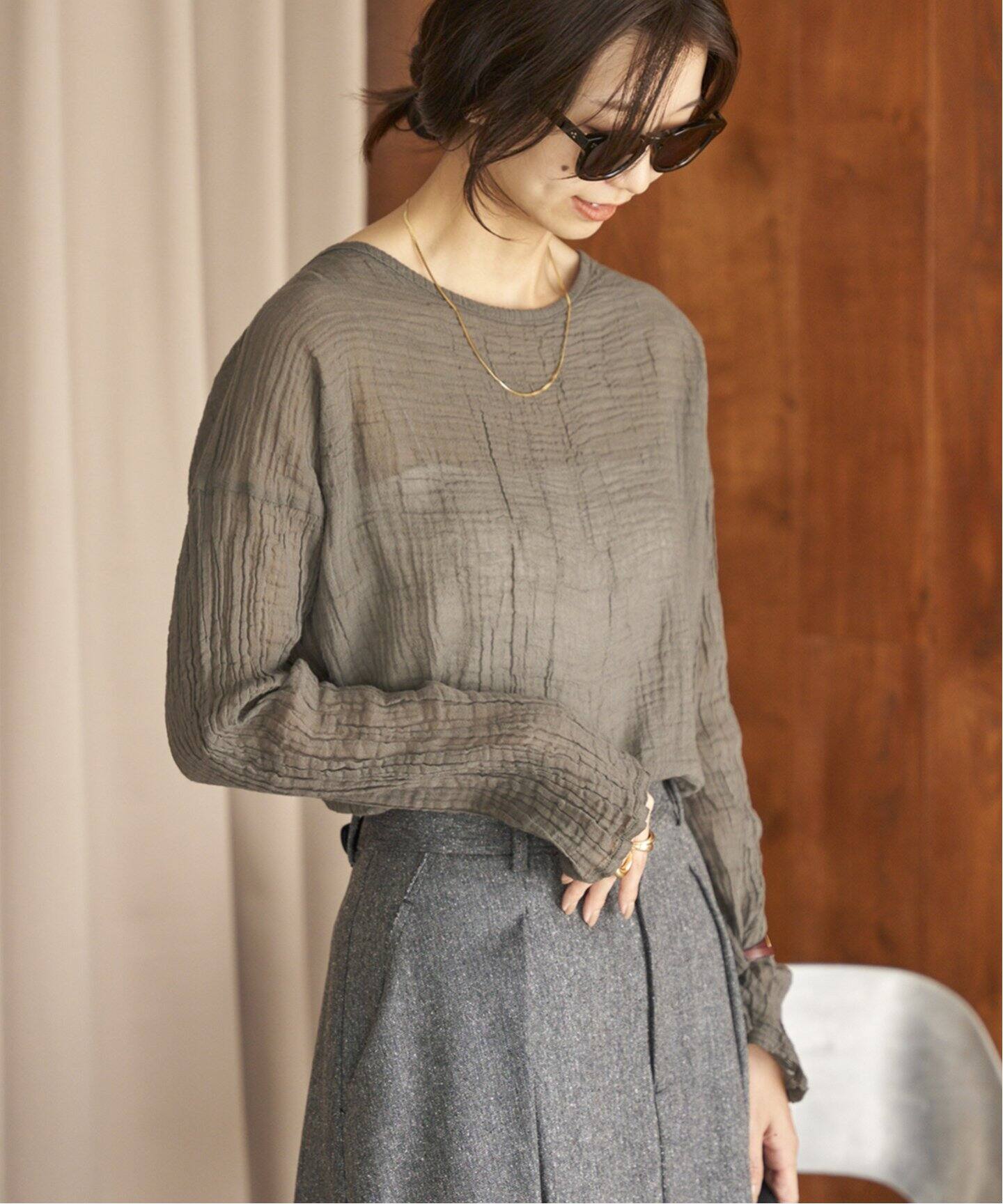 追加予約》LES ATELIERS FRANCAIS DE CONFECTION 別注 T-ブラウス 