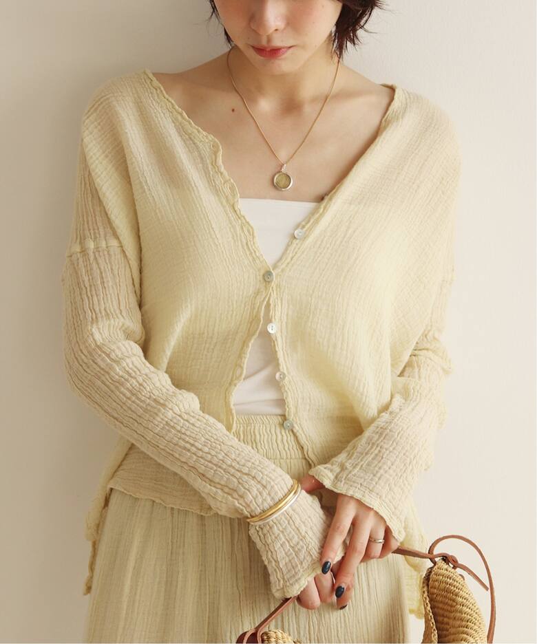 LES ATELIERS FRANCAIS DE CONFECTION 別注 Vネック ブラウス（シャツ 