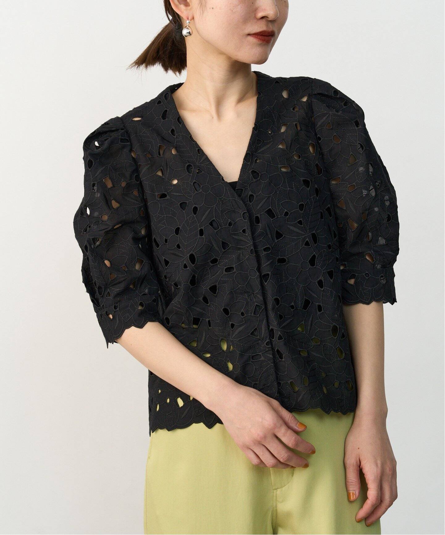 コットン刺繍ブラウス（シャツ／ブラウス）｜VERMEIL par iena 