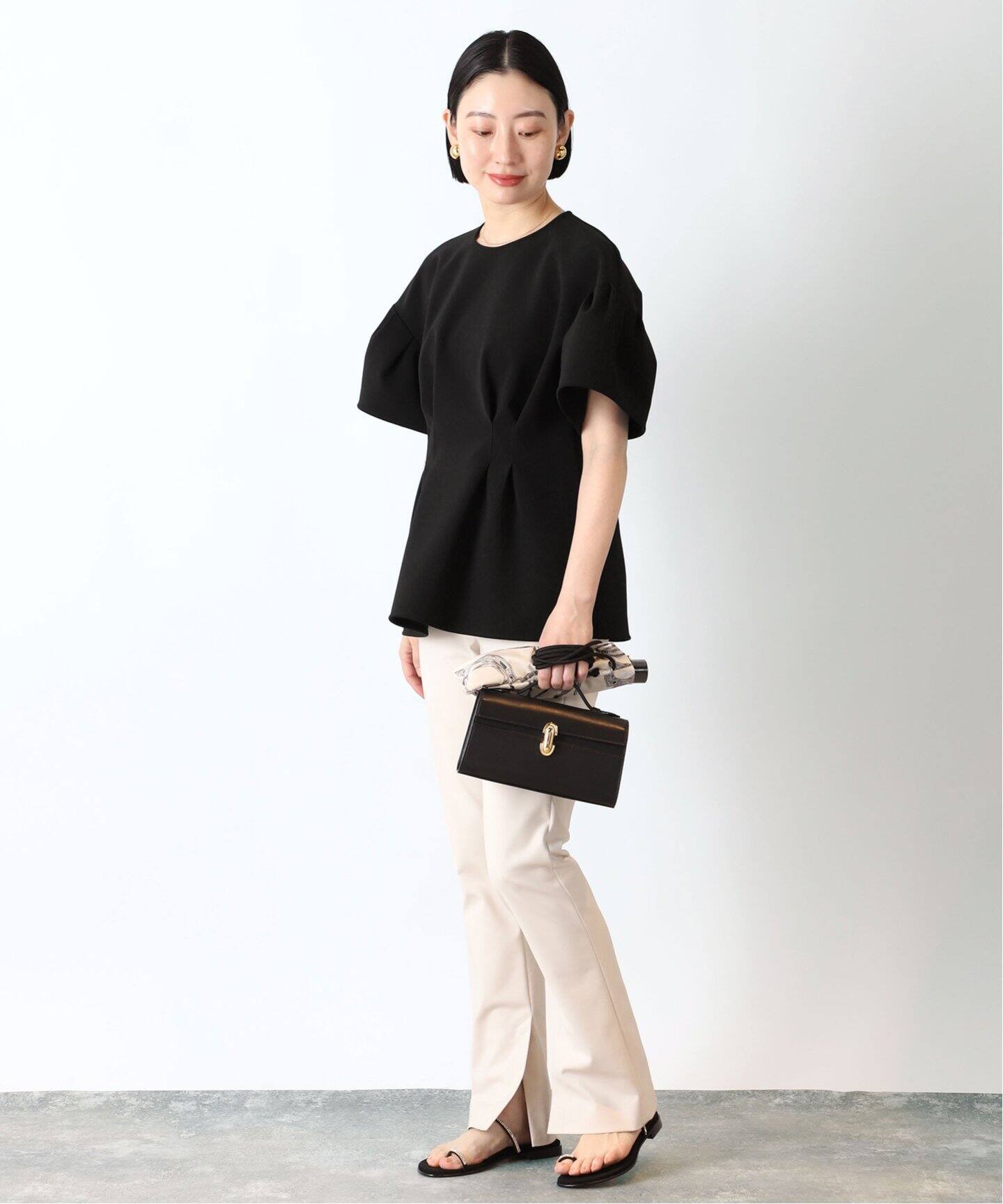 着用1回のみ ROOM NO.8 ほこり BLACK レース セットアップ