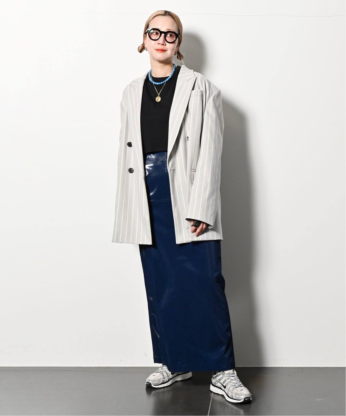 新品タグ付き CITYSHOP FAUX LEATHER POCKET スカート FAUX LEATHER POCKET スカート（ロング・マキシ丈スカート