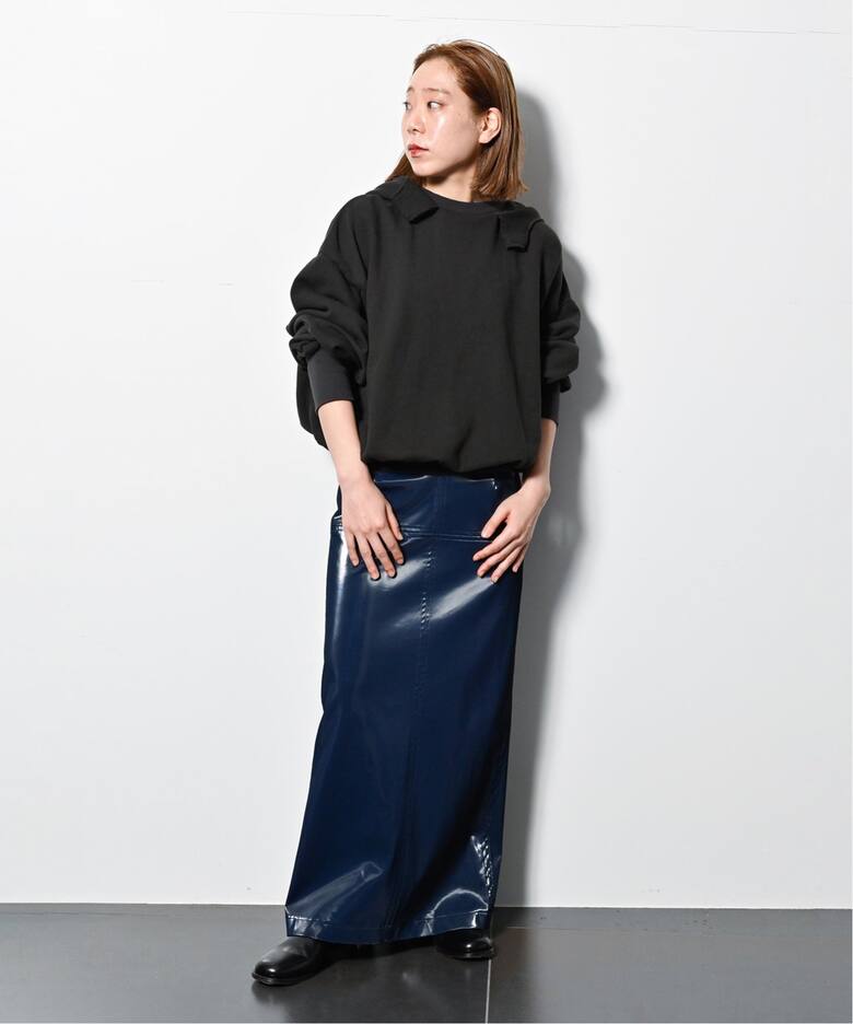 ENAMEL FAUX LEATHER スカート（ロング・マキシ丈スカート）｜CITYSHOP  