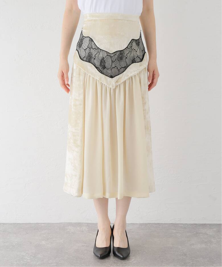 TOGA PULLA VELVET LACE SKIRT TP242-FG221：スカート（その他スカート 