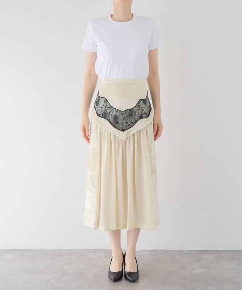 TOGA PULLA VELVET LACE SKIRT TP242-FG221：スカート（その他スカート 