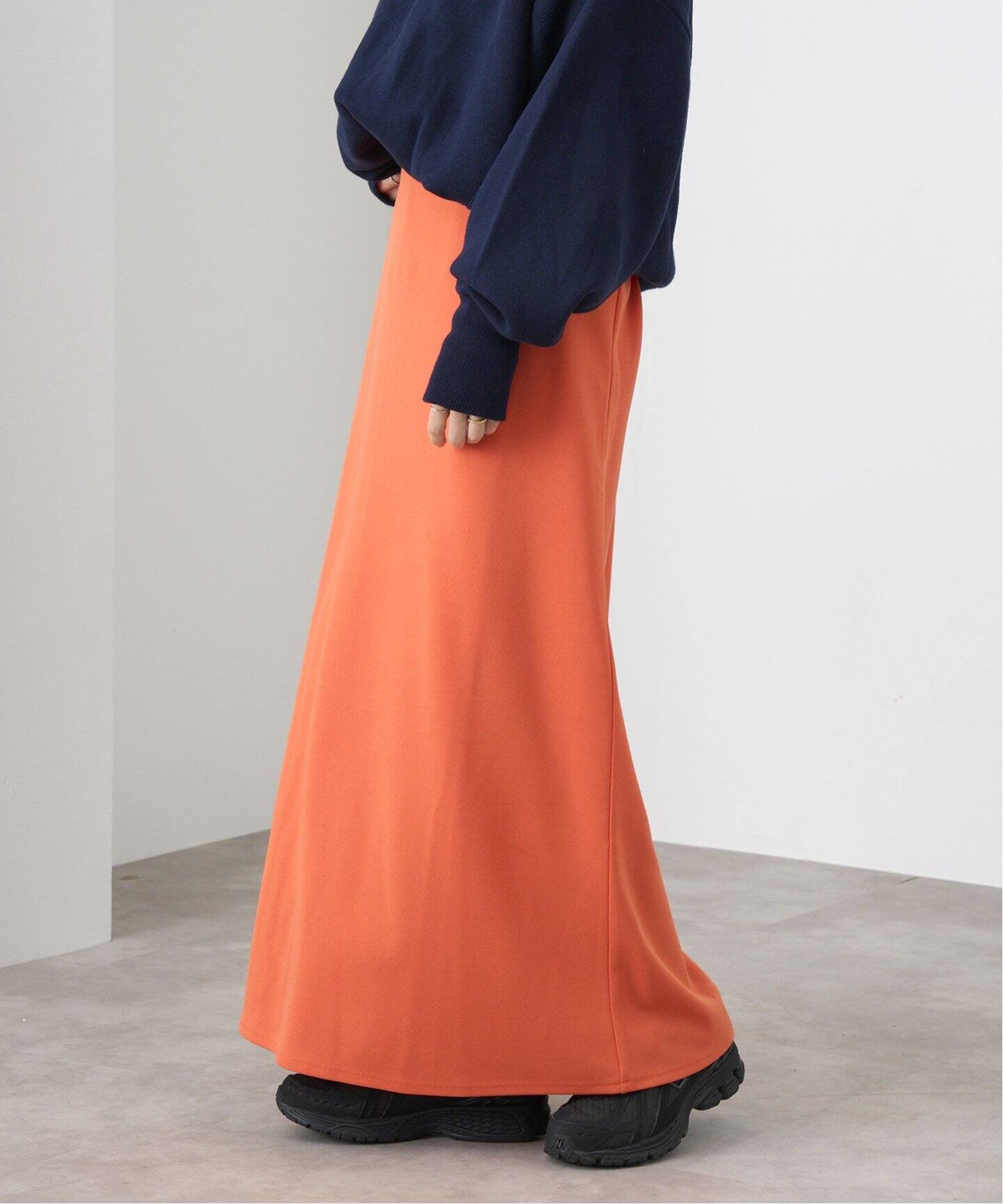 カットジョーゼットナロースカート（ロング・マキシ丈スカート