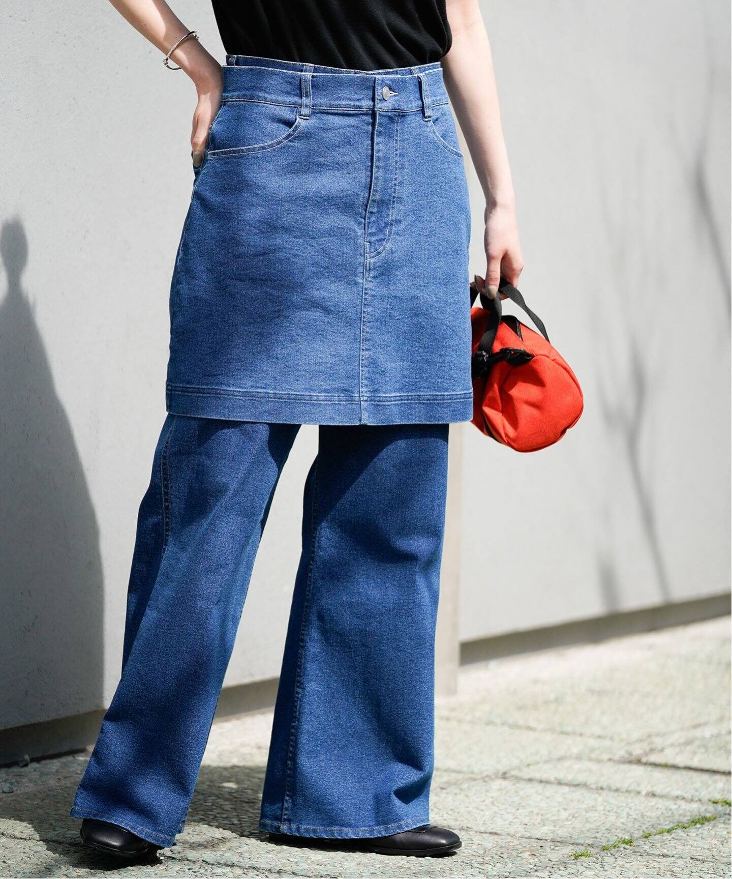 ストレッチデニムミニスカート（ミニスカート）｜OUTDOOR PRODUCTS