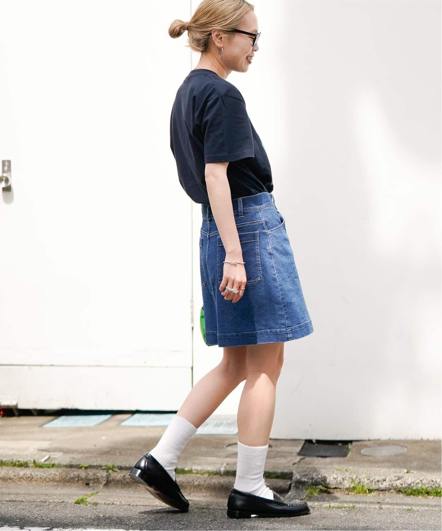 ストレッチデニムミニスカート（ミニスカート）｜OUTDOOR