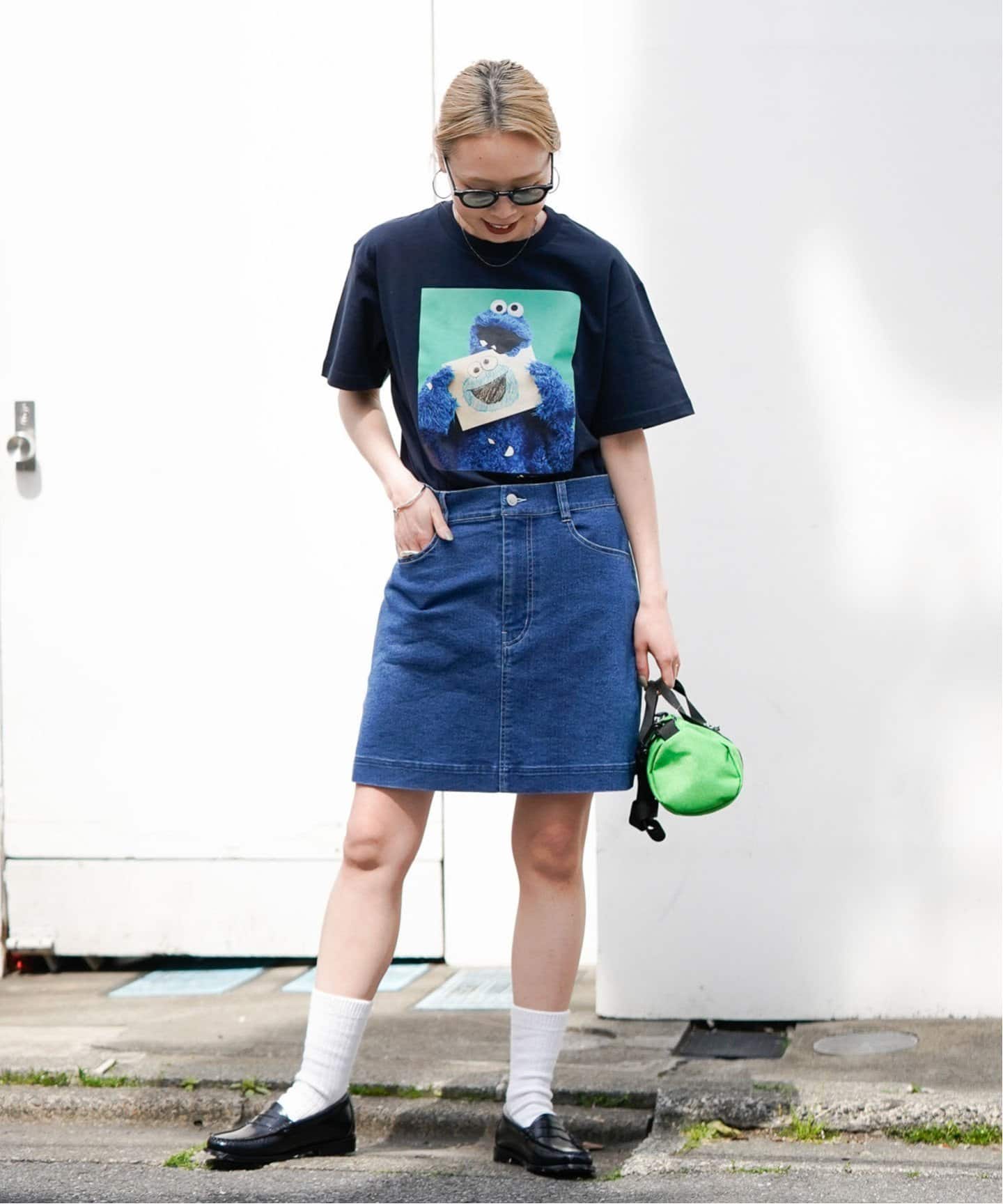 ストレッチデニムミニスカート（ミニスカート）｜OUTDOOR