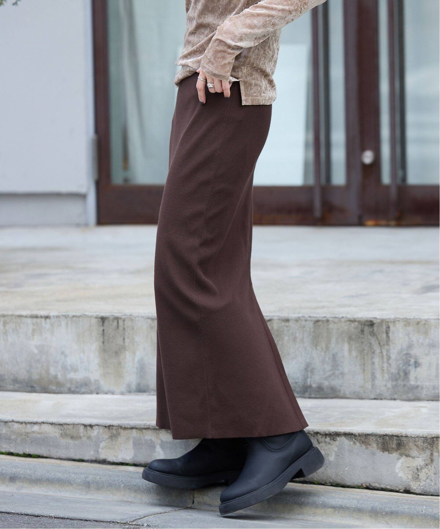 ストレッチリブナロースカート（その他スカート）｜OUTDOOR PRODUCTS