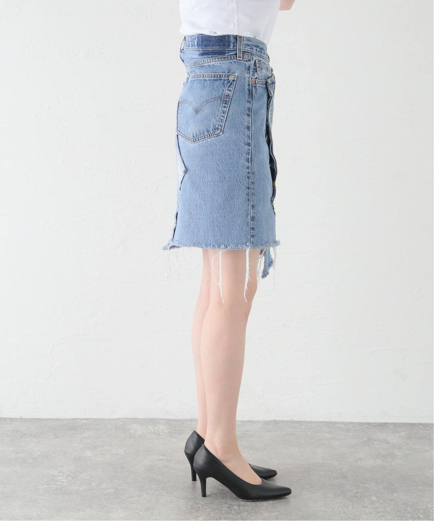 デニムラップスカート(MED)（デニムスカート）｜Bonum（ボナム）の通販  