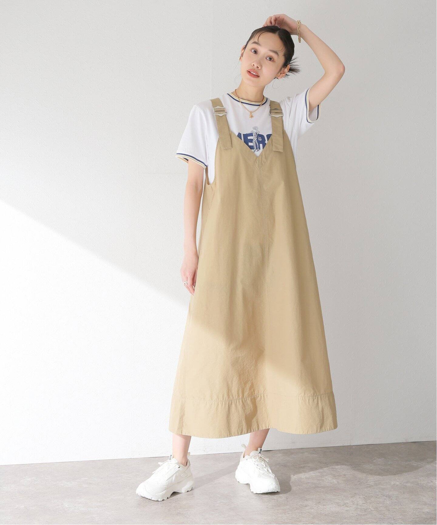 DANTON / ダントン】v-neck overalls skirt（その他スカート）｜BOICE 