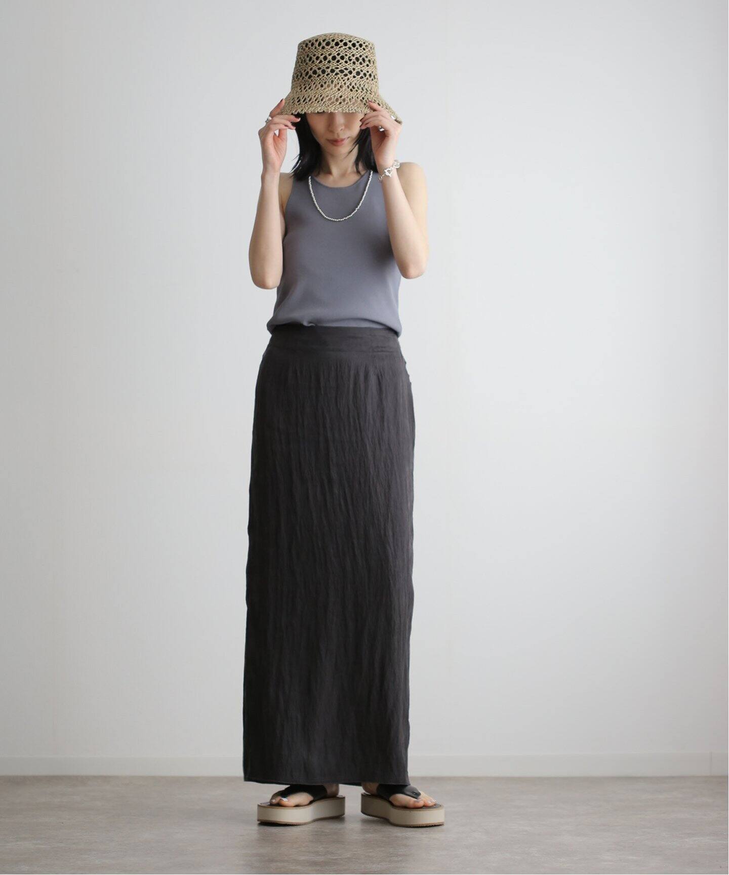 TODAYFUL Silky Pencil Skirt 12410804（ロング・マキシ丈スカート  
