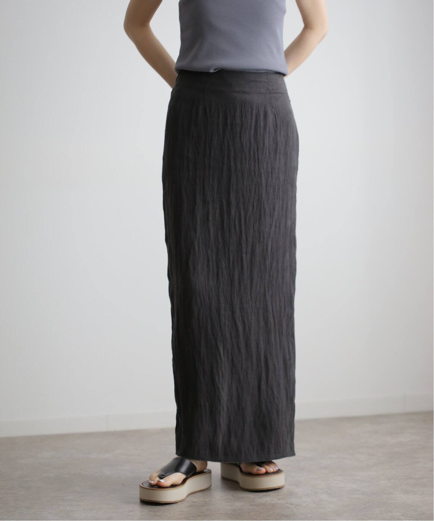 TODAYFUL Silky Pencil Skirt 12410804（ロング・マキシ丈スカート 