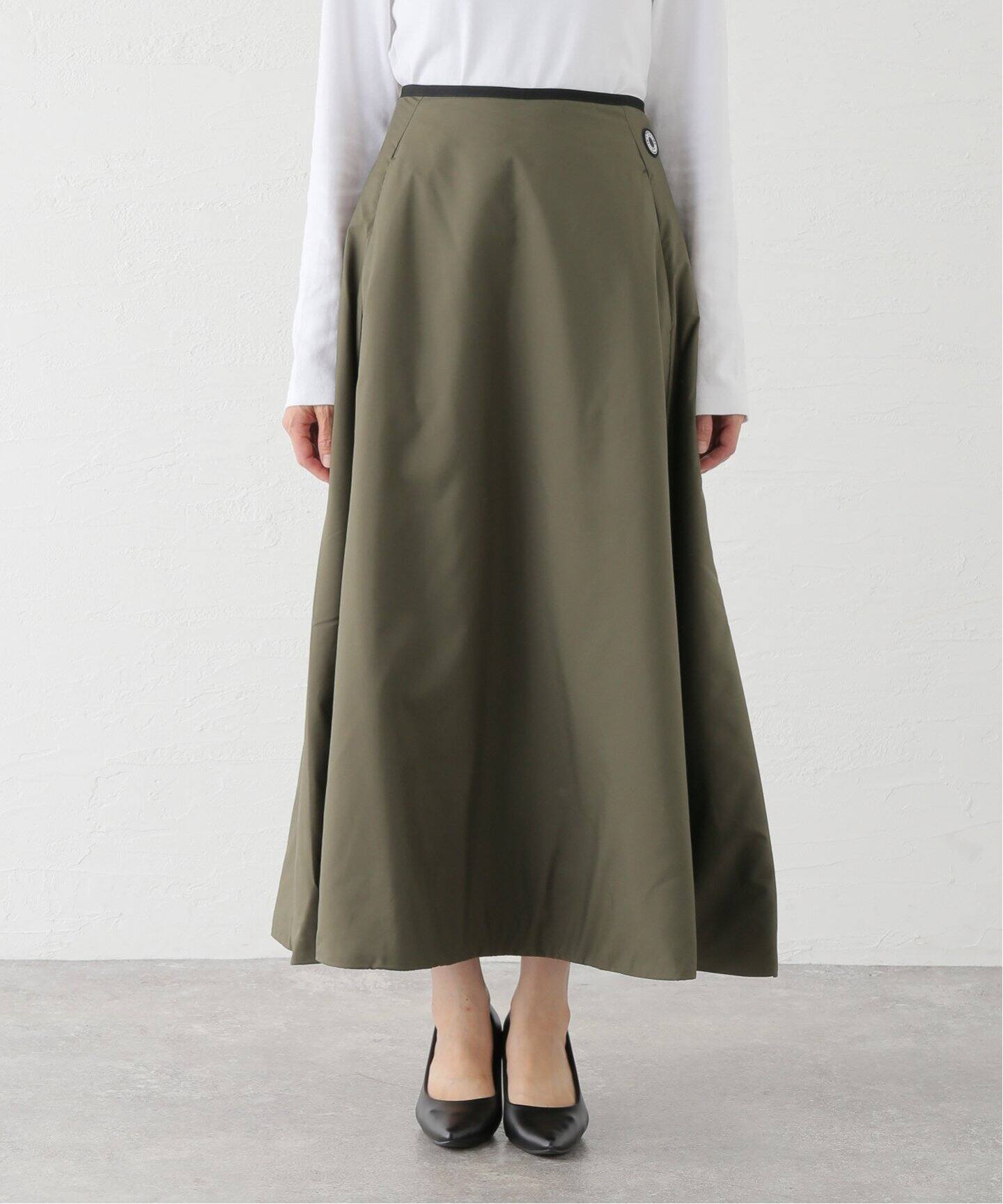 OZMA オズマ SKIRT アパルトモン マキシ 依 スカート ボルドー 