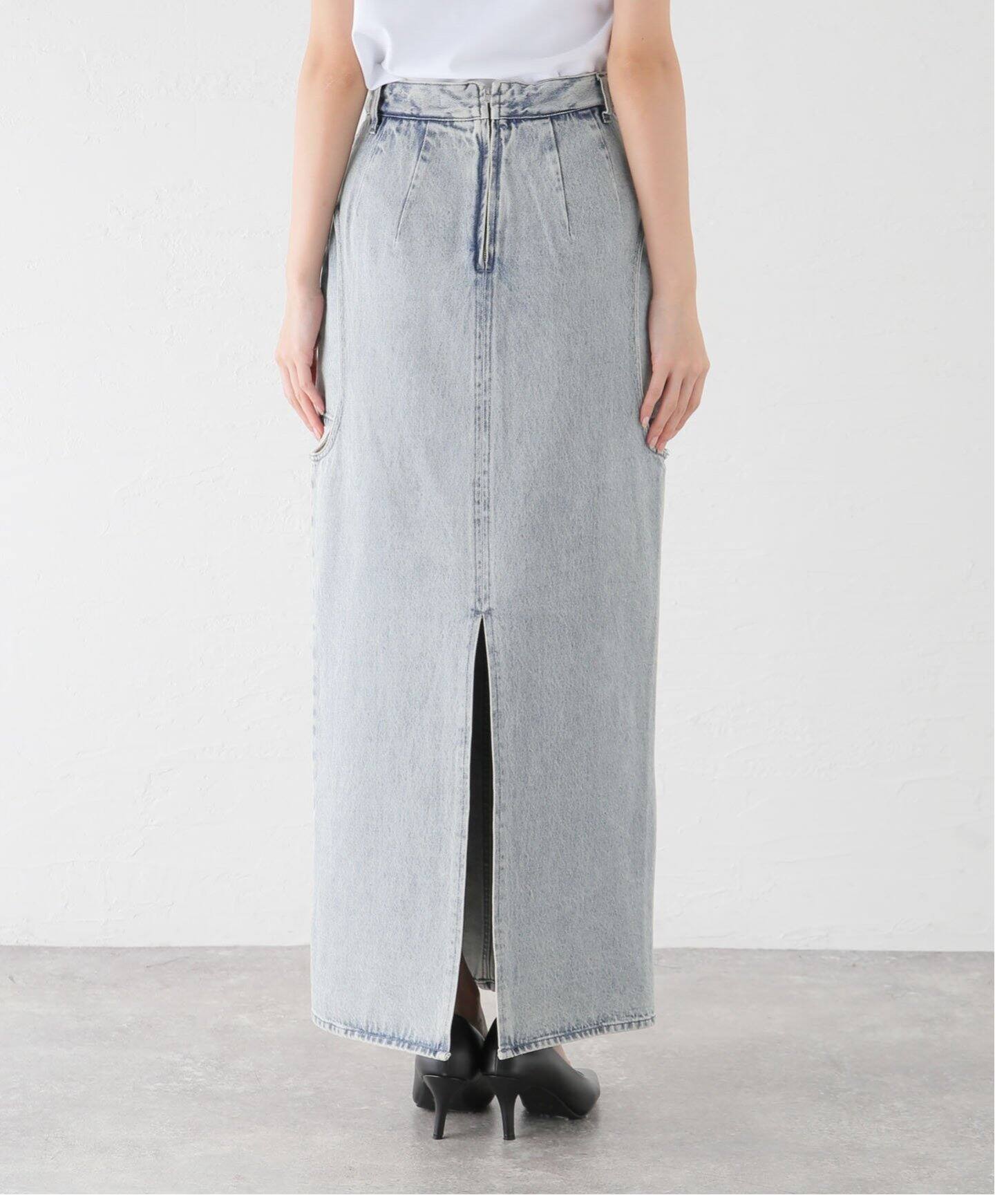 CLANE CIRCLE CUT LAYERED DENIM SKIRT（その他スカート）｜BOICE FROM 
